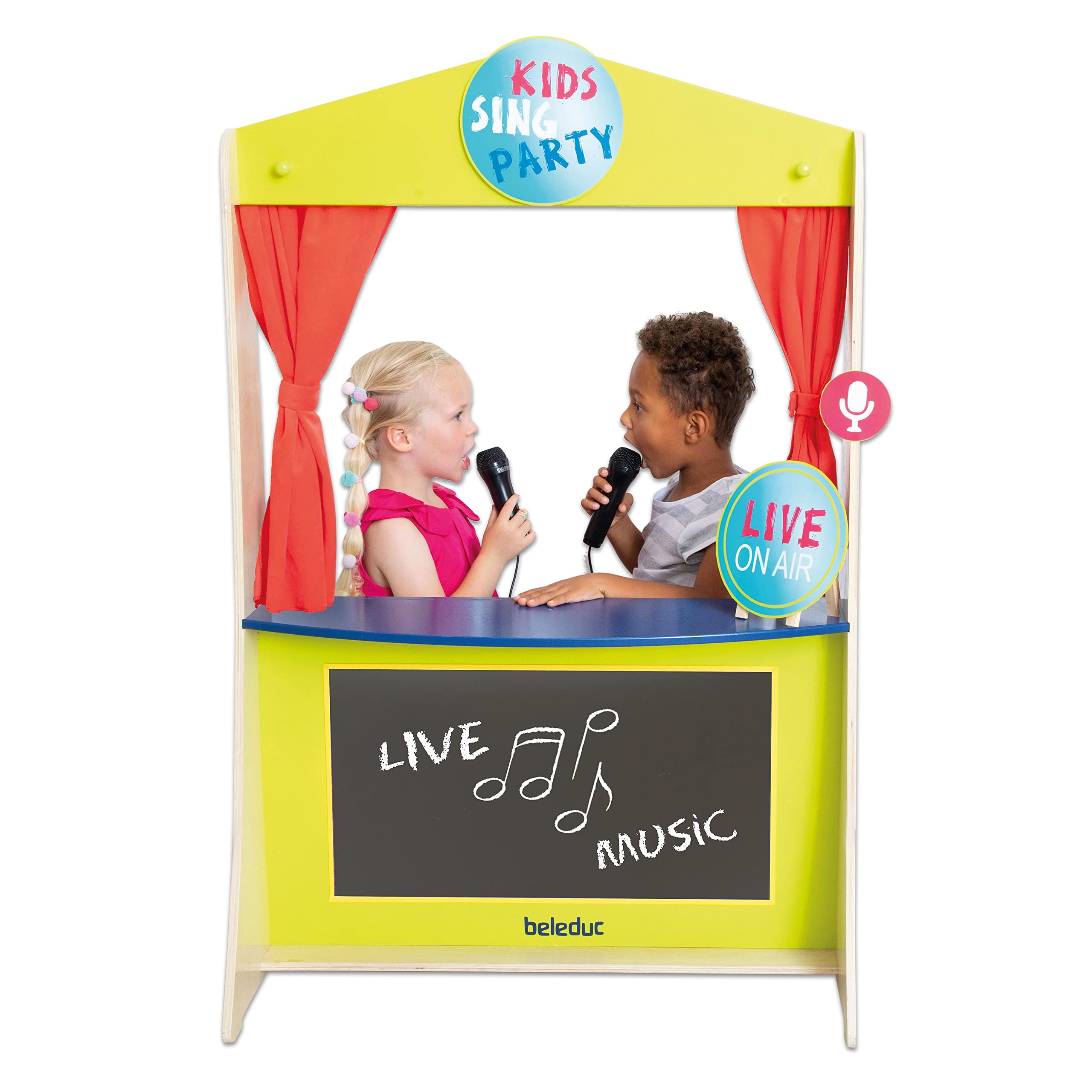 Beleduc Kasperletheater Holz - Puppentheater Kinder Kaspertheater