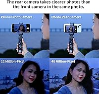 Vista 4 de Newmowa Phone Vlog Selfie Monitor Screen, Magnetic Phone Holder Clip Mount, Using Phone Rear Camera for Selfie Vlog Live Stream TikTok, Compatible