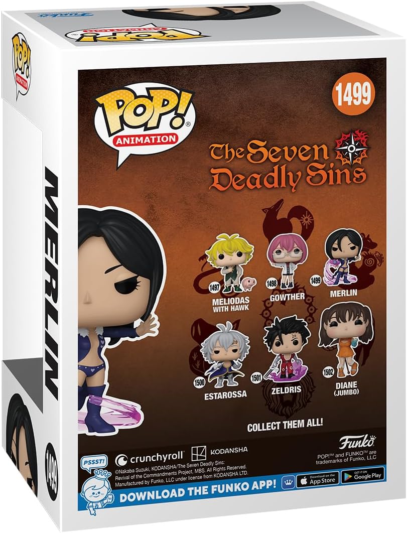 Funko POP! Animation: Seven Deadly Sins - Merlin - Collectable Vinyl Figure - Gift Idea - Official Merchandise - for Kids & Adults - Anime Fans - Model Figure for Collectors and Display