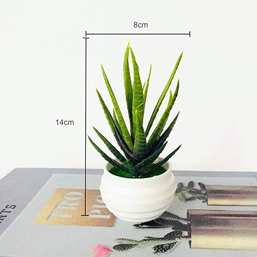 Miniatura 9 de 1 paquete de plantas falsas en maceta, plantas artificiales de vegetación para interiores, hogar, baño, sala de estudio, baño (3)