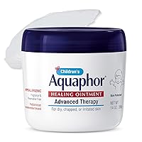 Vista 1 de Aquaphor para niños, ungüento curativo de terapia avanzada, protector de piel al 41% de petrolato para el cuidado de heridas menores, piel agrietada