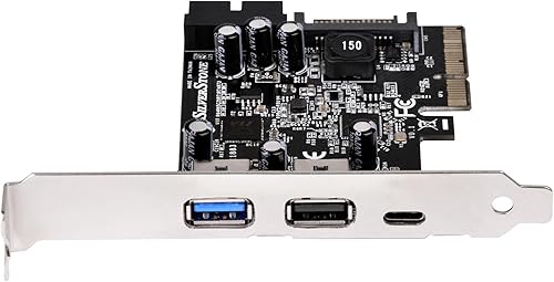 SilverStone Technology Silverstone Tarjeta PCIe USB 3.1 y 3.0 con conector externo tipo C e interno de 19 pines ECU05 Componentes Otros