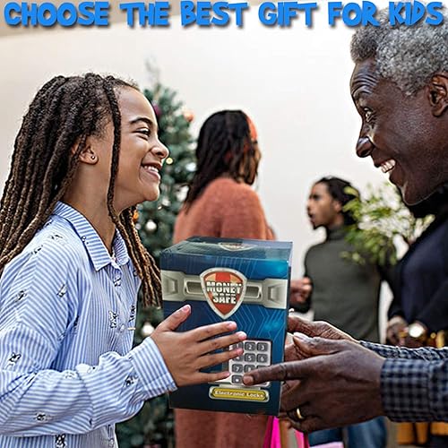 Miniatura 7 de Alcancías electrónicas para niños, gran juguete de regalo para niños y niñas, caja de ahorro de dinero con contraseña, regalo perfecto para niños y