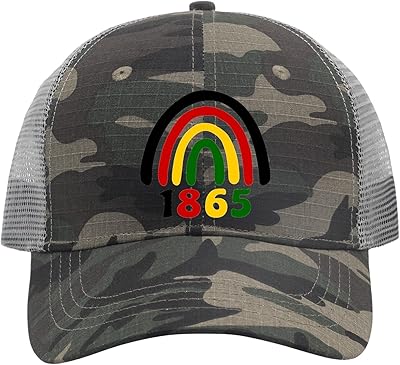 Hat Juneteenth 1865 Dad Hat for Men Funny Denim Dad Hat Adjustable