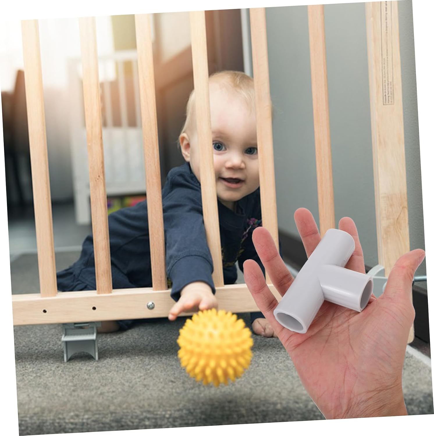 SUPVOX 4pcs Playpen t Connector Replacement for Playpen Mat Girl Jail Gateways Toddlers Accessories
