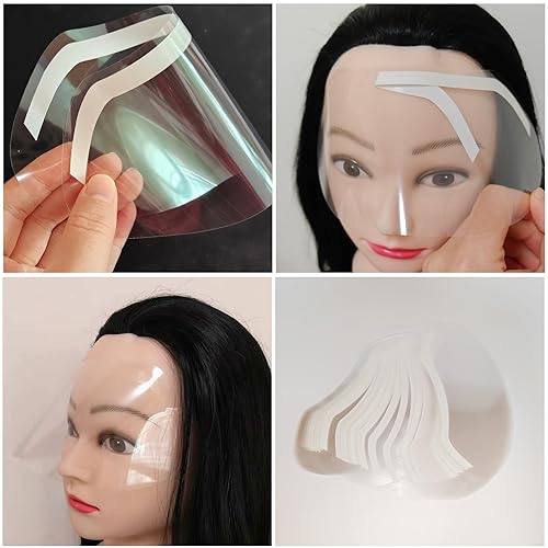Miniatura 6 de 100 viseras protectoras de ducha, protector transparente para baño, cara, ojos, cejas, suministros de salón, extensiones de pestañas, viseras