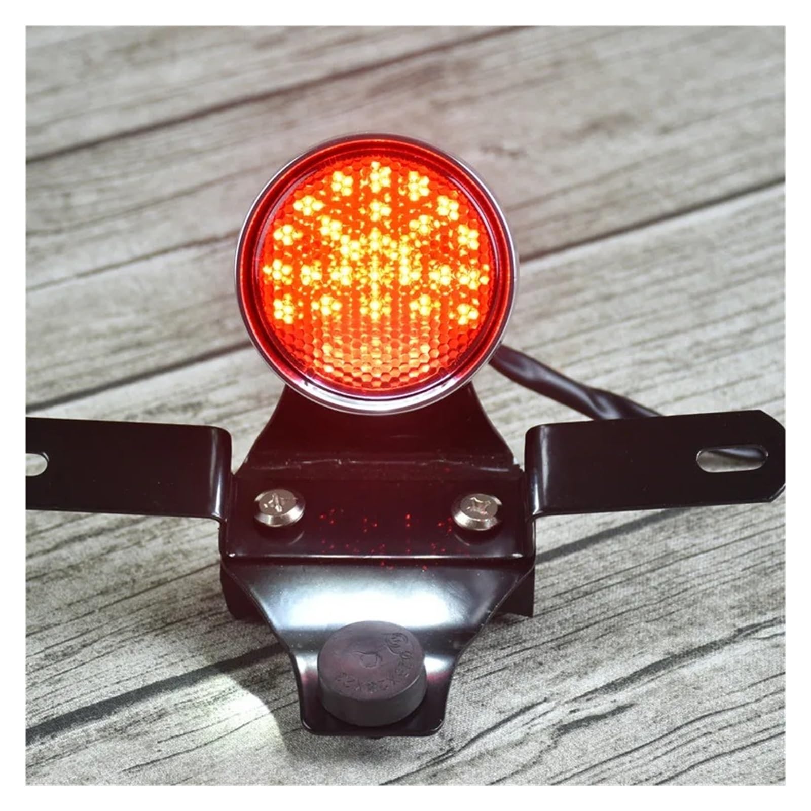 do motocykli z CNC stop aluminium Vintage lampa motocyklowa LED hamulec sygnału tylnego mały typ tylny