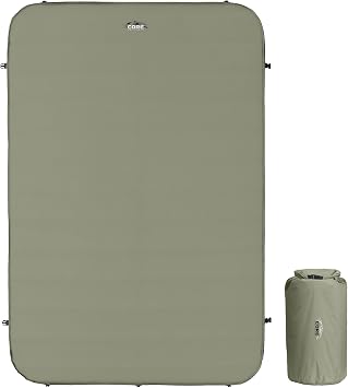 CORE Double Self Inflating Camping Bed | Perfect Blow Up Mattress for Travel Car Camping & Outdoor Use | Air & Foam Filled Inflatable Sleeping Pad for Adults