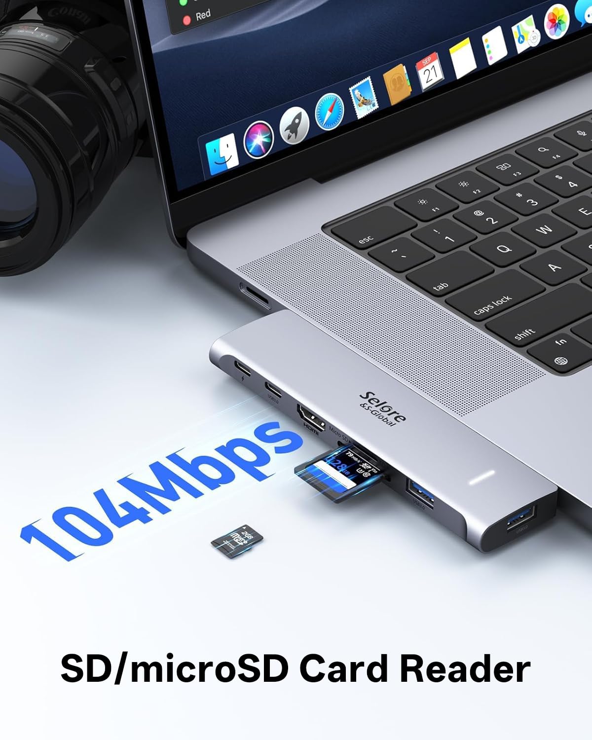 USB C Adapter HDMI Hub for MacBook Pro/Air M1 M2 M3 2024 2023 13" 15" 16",Mac USB Adapter 7-in-2, MacBook Accessories with HDMI,Thunderbolt 3, USB C and 2 A 3.0 Data Ports, microSD/SD Card Reader: New MacBook hdmi adapter