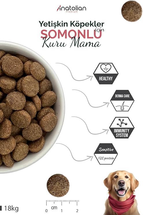 Anatolian Premium Somonlu Yetişkin Köpek Maması 18 kg