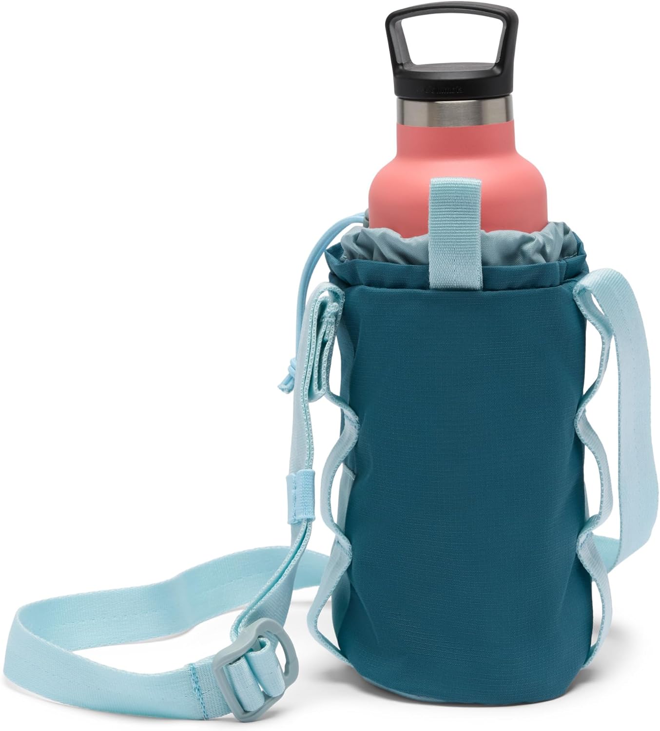 Columbia Unisex Trail Traveler Water Bottle Sling, Everblue/Crushed Blue/Marine Light, One Size