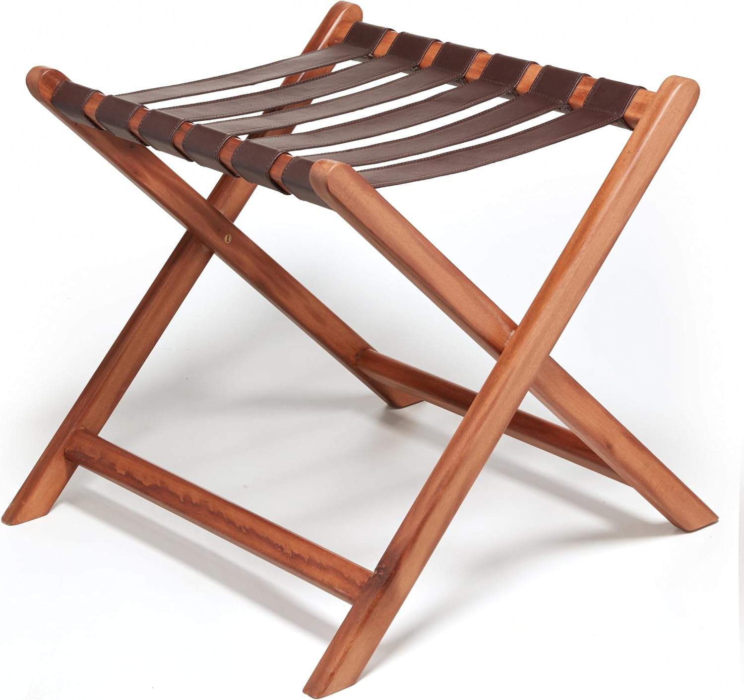 Roselli Trading Company Luggage Rack - Wood