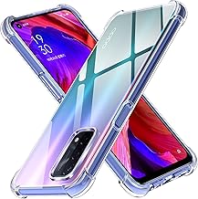 ivoler Clear Silicone Case for Oppo A54 5G / Oppo A74 5G with Shockproof Protective Corners, Thin Soft Transparent Protective Flexible TPU Transparent Mobile Phone Case Scratch-Resistant Case Cover