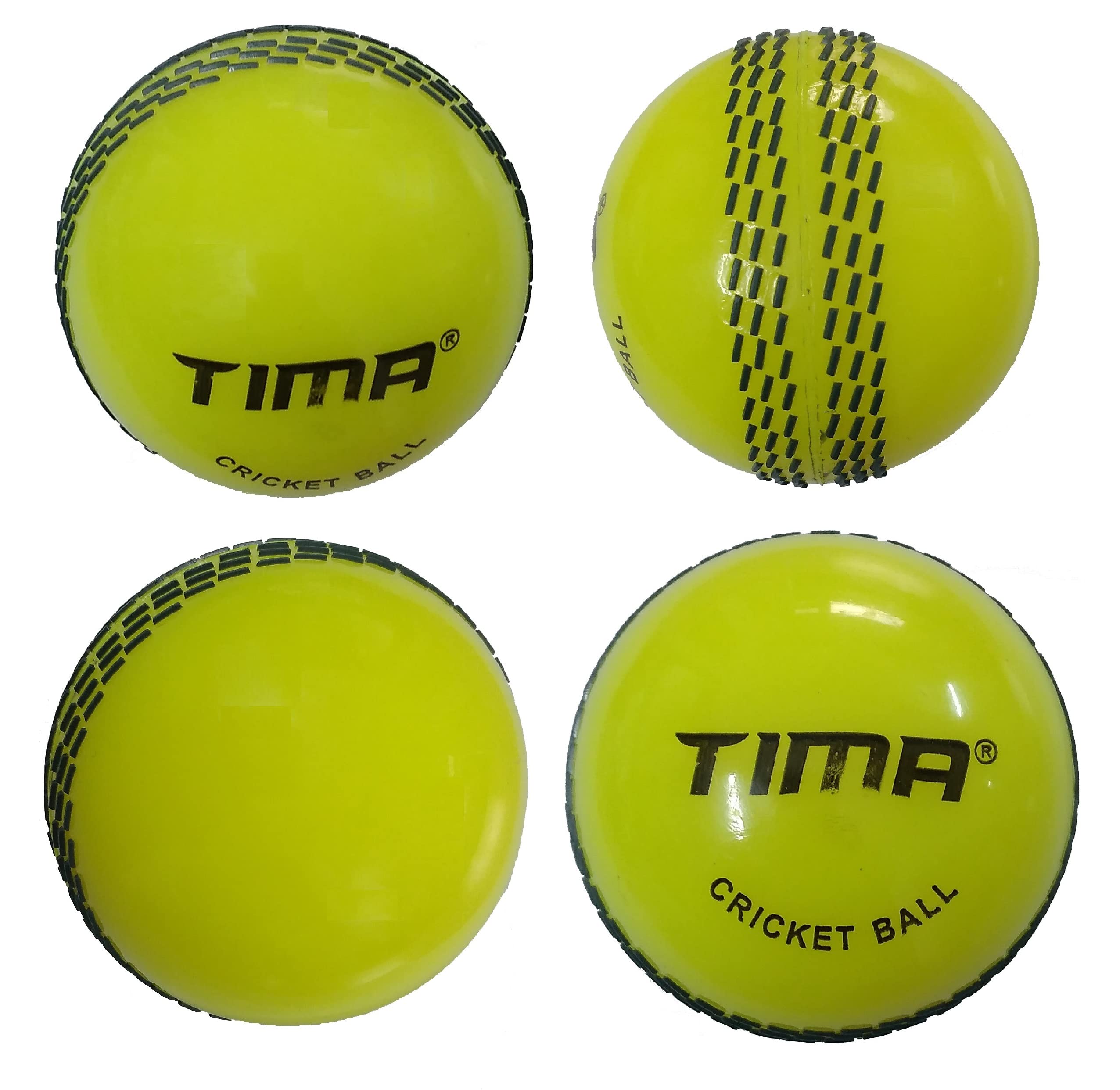 TIMA Sports Fun Poly Hard Synthetic Red Cricket Ball (Yellow Pack of 4) (B0BTHCQ7XG) Amazon Price History, Amazon Price Tracker