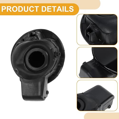 Miniatura 3 de Tapa de la puerta del depósito de combustible para Volkswagen Passat B6 2006-2011 Llenadora de combustible Tapa de la tapa del perno de la cubierta