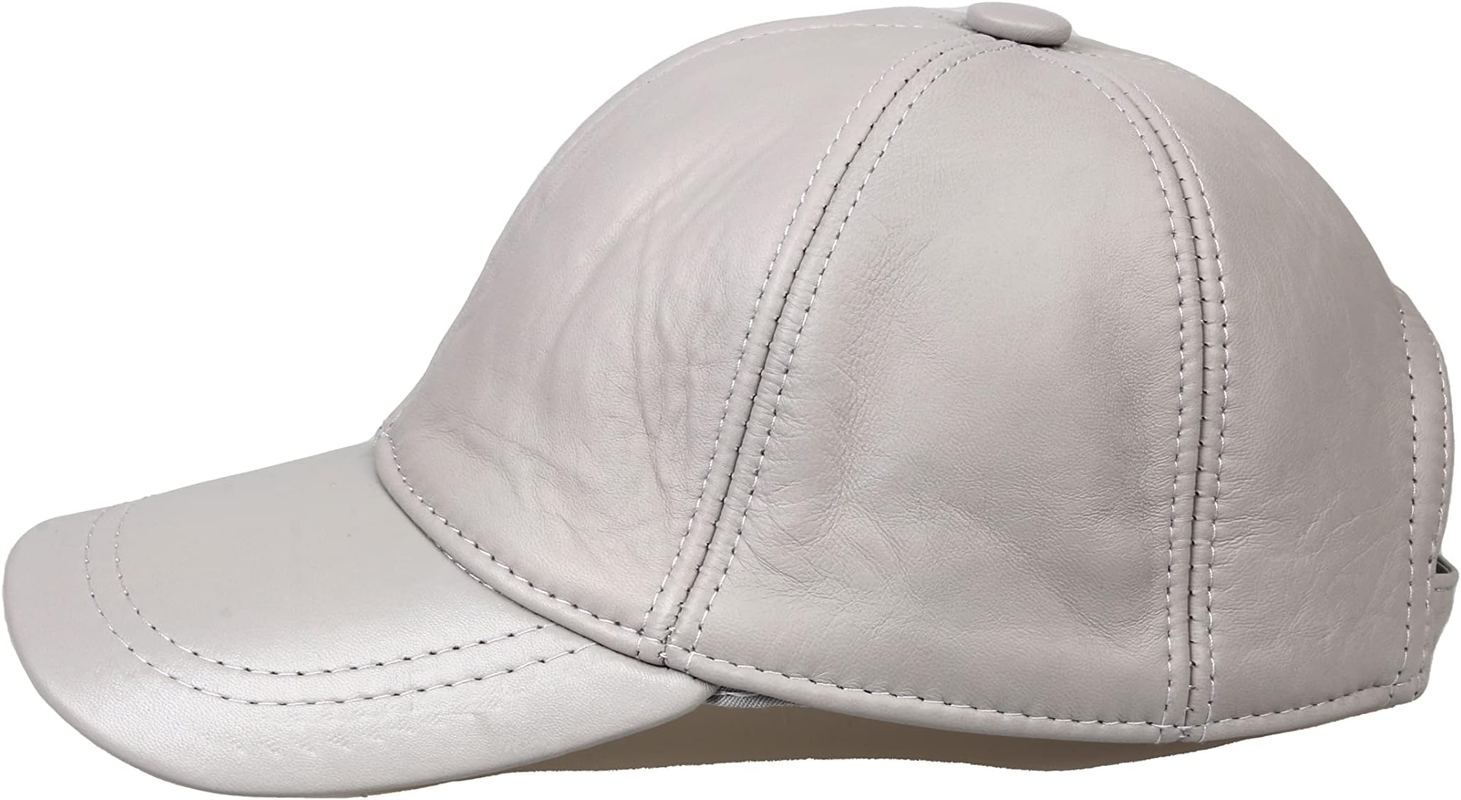 Genuine Leather Unisex Baseball Cap