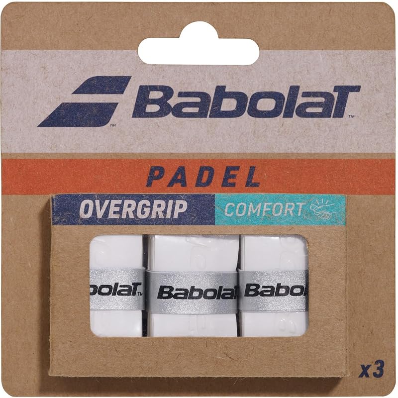 Babolat Comfort White Padel Overgrip (3 Pack)
