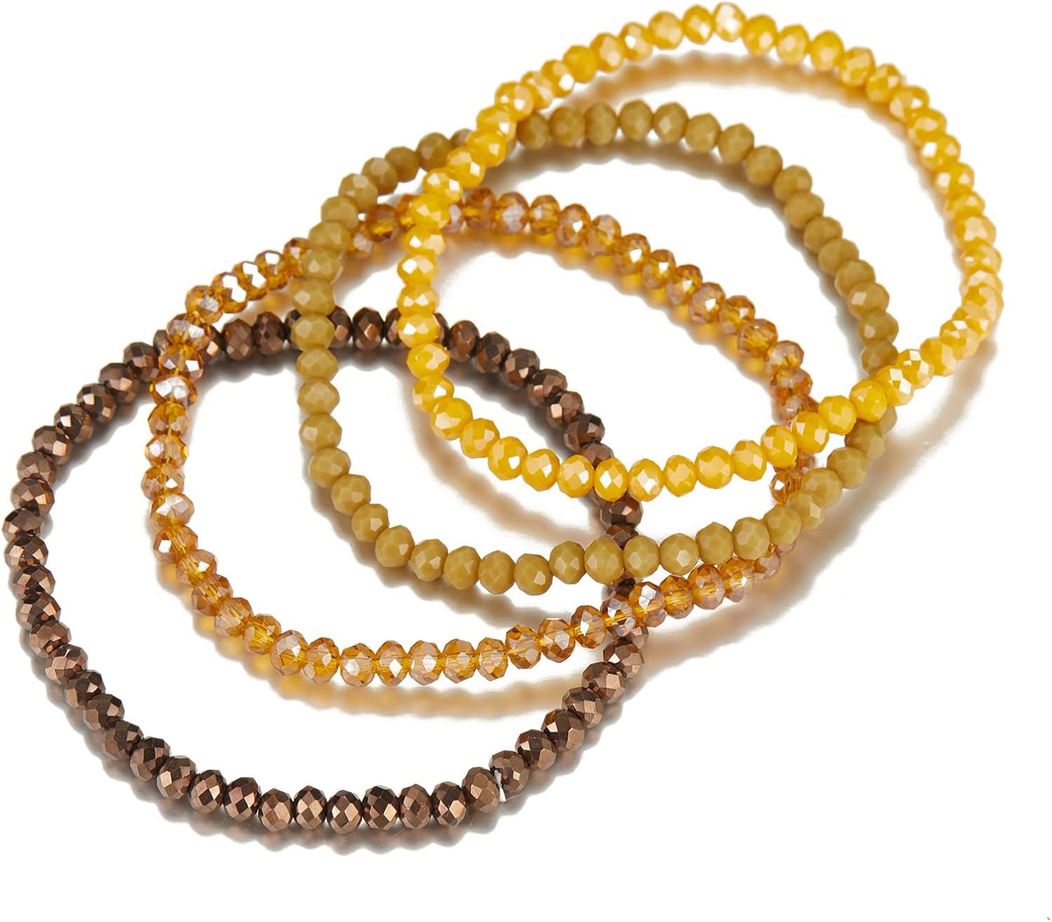 Noessla Beaded Boho Stretch Bracelet Colorful Stackable Crystal Beads Bracelets Trendy Costume Jewelry Mothers Day Gifts for Women - Image 2