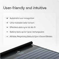 Vista 6 de WITHINGS Body Scan - Báscula WiFi Conectada para Mejorar tu Salud, Báscula Personal BIA, Análisis de Composición Corporal, Grasa Corporal, Masa