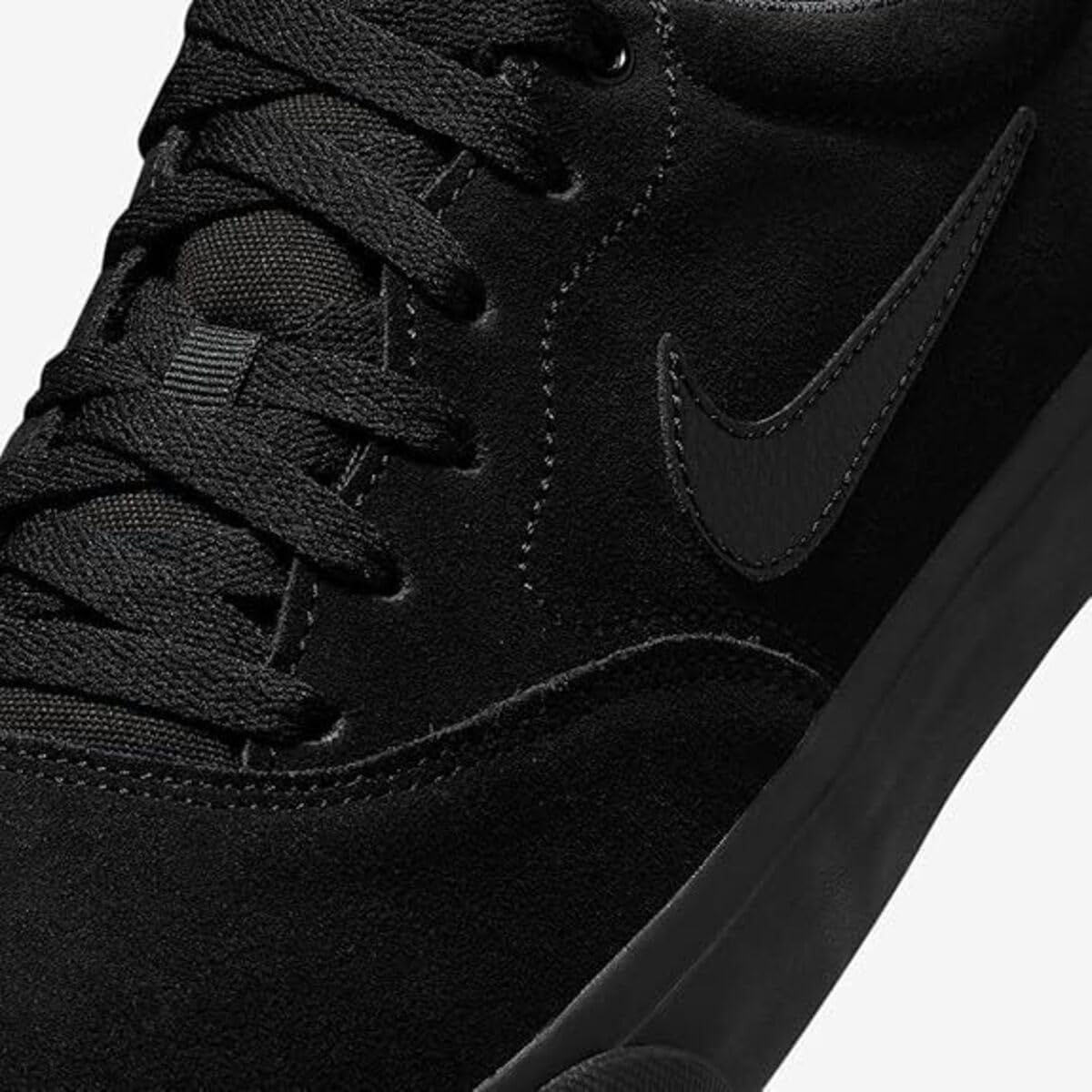 NIKE (Найк) CHARGE SUEDE ЗАМШЕВЫЙ ЧЕХОЛ CHARGE SUEDE Черный / Черно-белый / Black IB2750-002, фото 7
