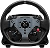 Logitech G PRO Racing Wheel, Simulated Steering Wheel, Direct Drive 11 Nm Force, TRUEFORCE Feedback, Magnetic Gear Shift Paddles, Dual Clutch, OLED Display, Quick Release, PC - Black