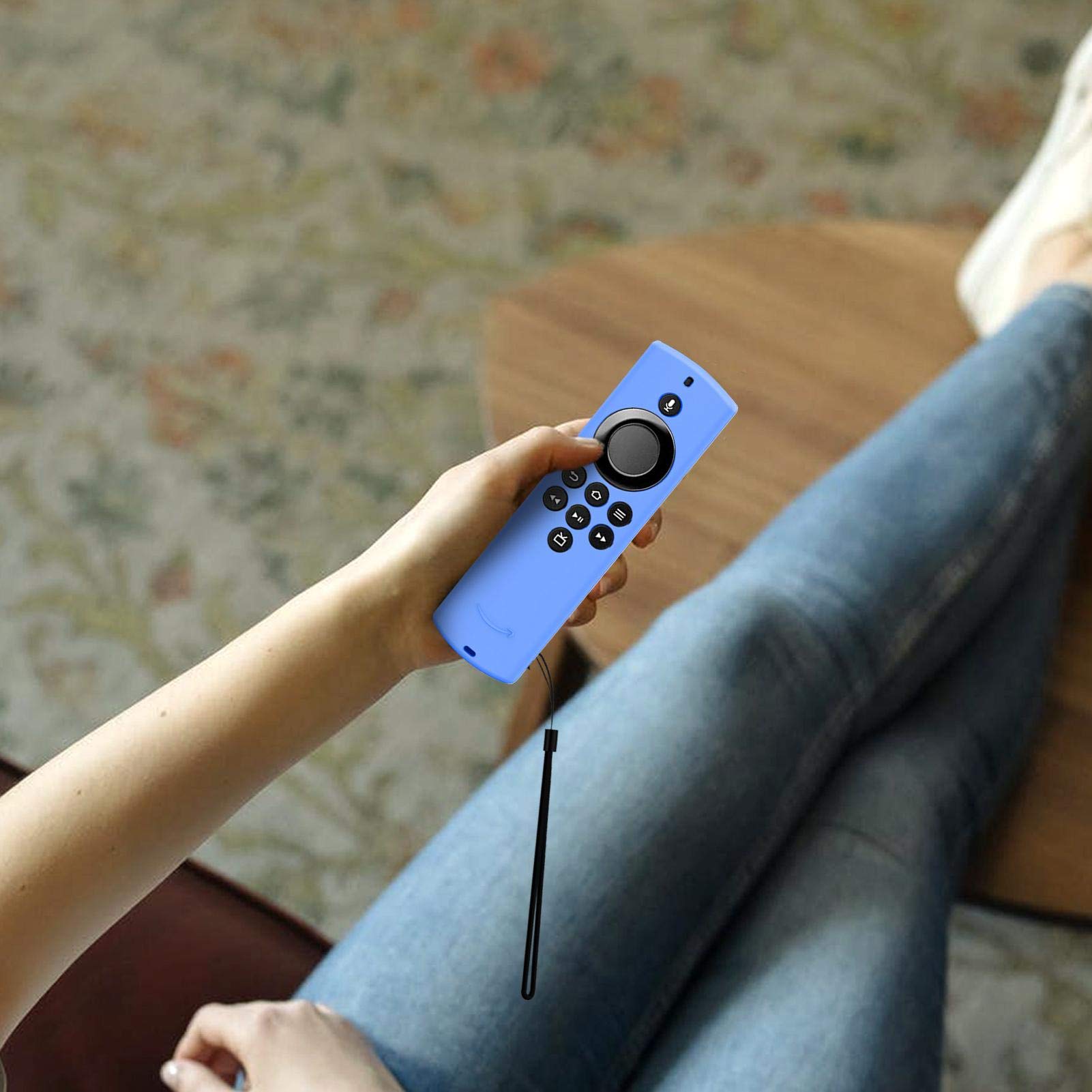 Cover Protettiva in Silicone, Cover in Silicone Morbida Antiurto, Cover Protettiva in Silicone Compatibile per Voice Remote Lite/ TV Stick Smart TV Remote Custodia in