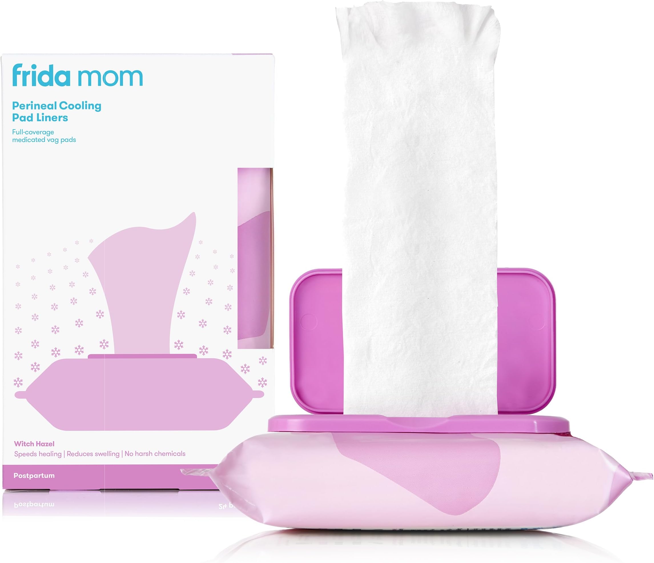 Witch Hazel Pad Liners Deliver Front To Back Cooling Relief In A Single Sheet No Harsh Chemicals, Dyes, Or Fragrances.