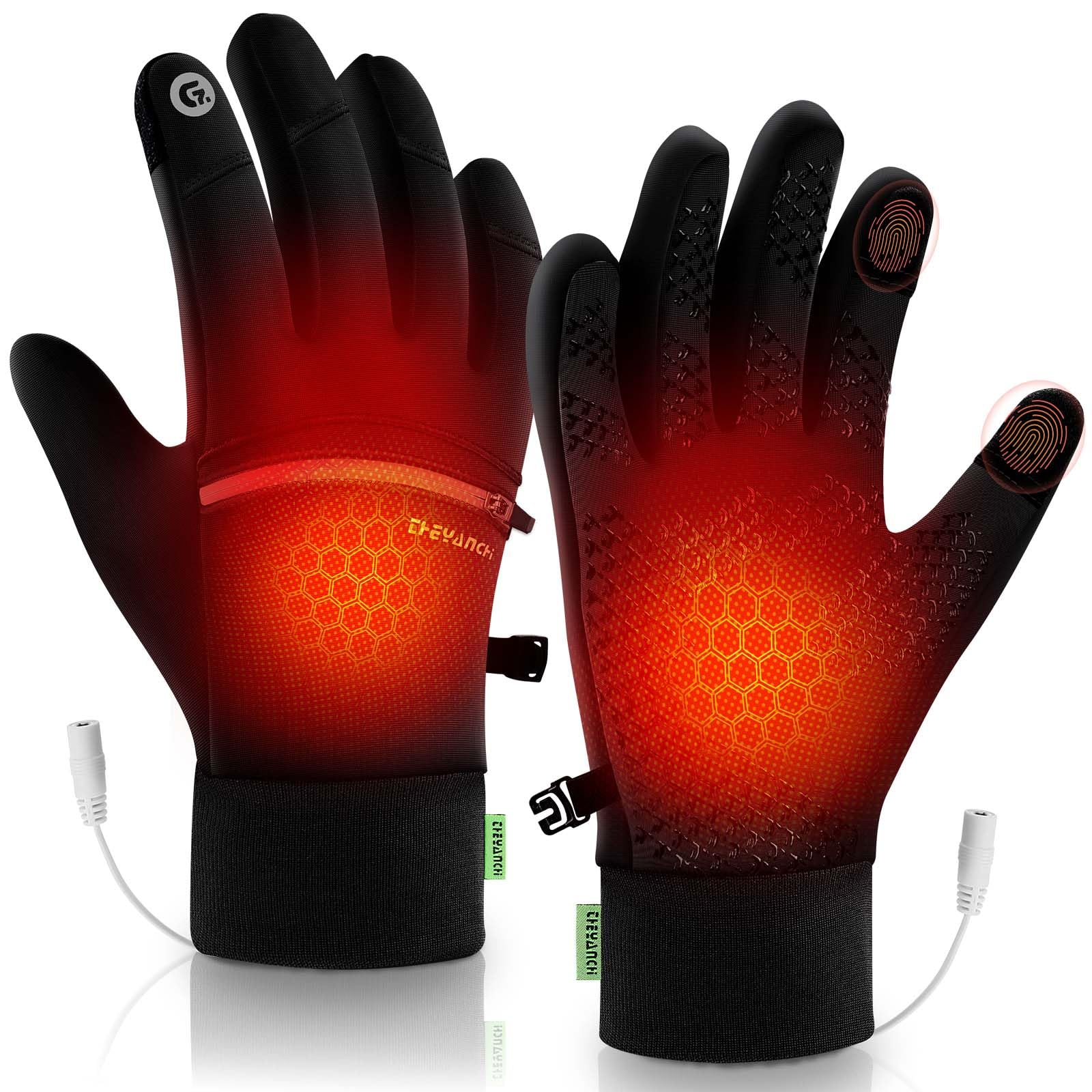 Gants Chauffants USB Pour Hommes Femmes, Gants Chauffants électriques