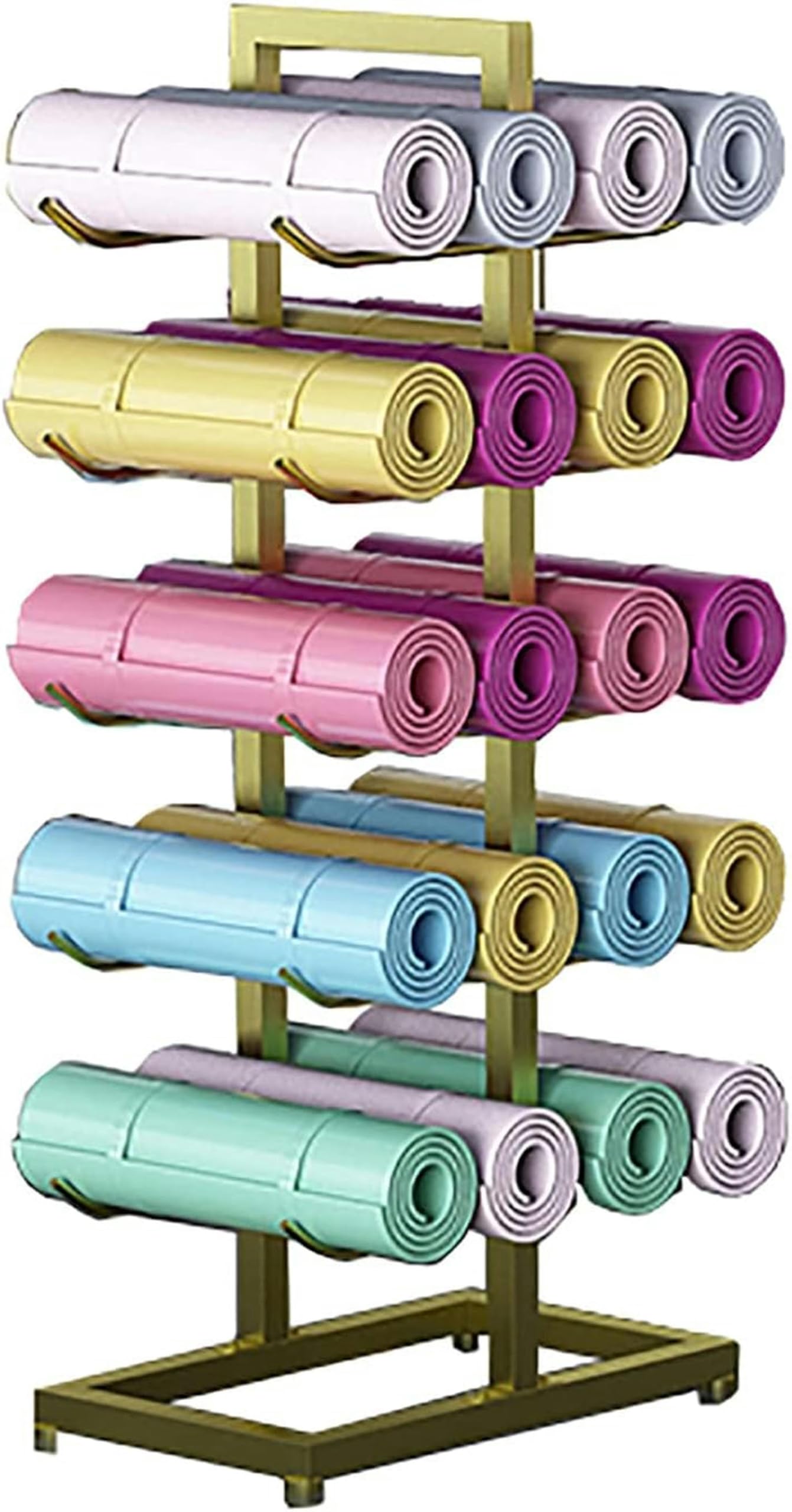 Support tapis de yoga pour en finir avec le désordre du garage