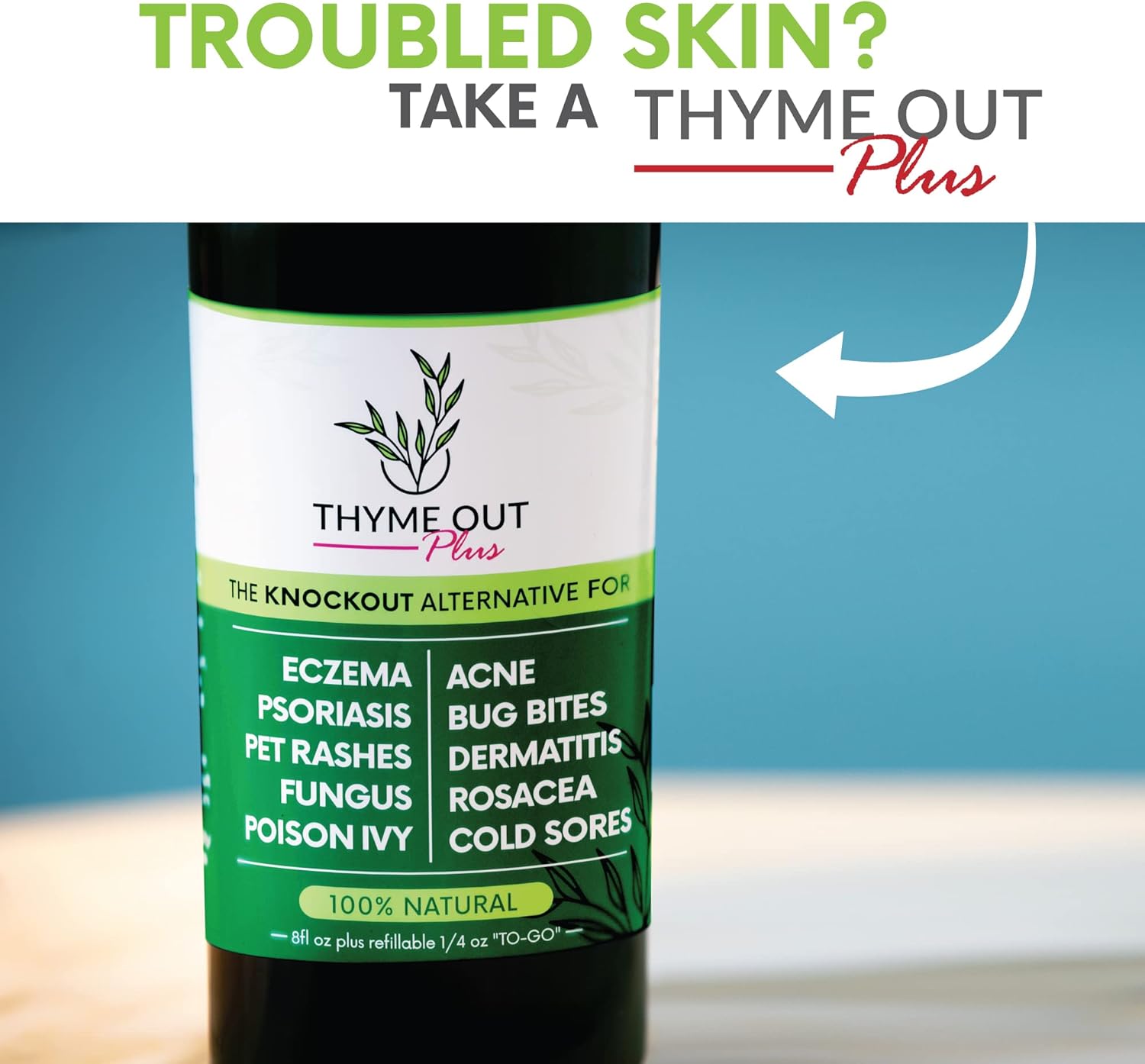 Buy Thyme Out Plus Eczema Treatment, Psoriasis Treatment Treats Acne