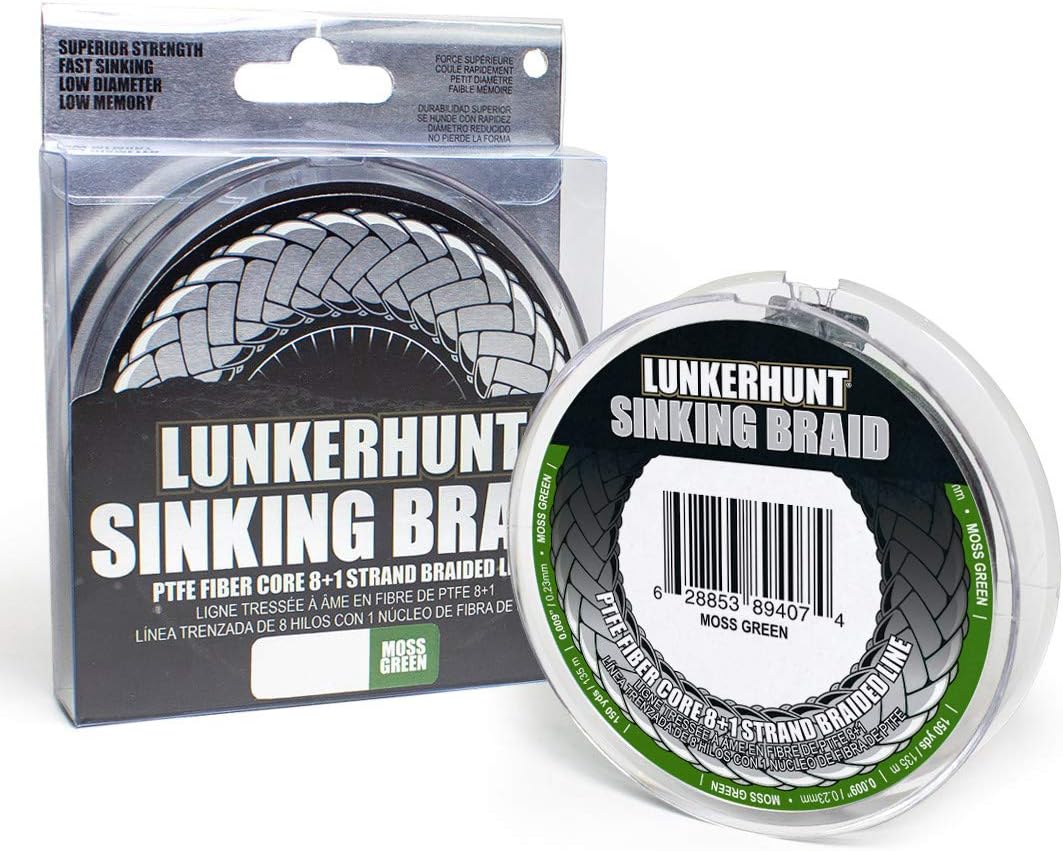 Lunkerhunt Sinking Braid - 30 Lbs and 150 Yards