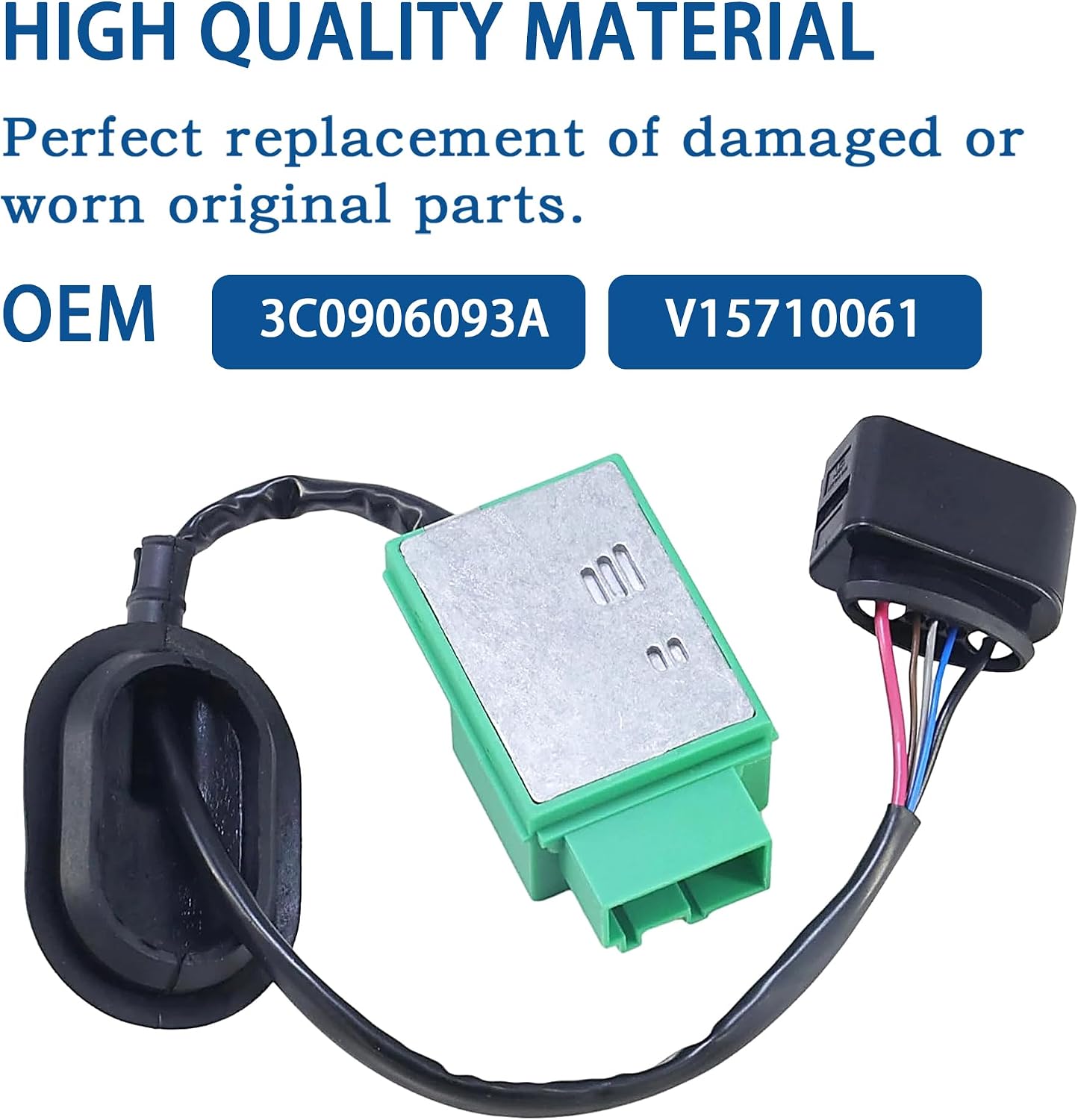 3C0906093A Fuel Pump Control Module Fit for Volkswagen VW 2006-2018 Passat, 2009-2016 CC, Audi TT 2008-2009, TT Quattro 2009-2014, Replaces V15710061, 3C0-906-093-A