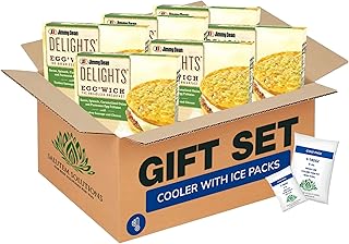 Salutem Vita – Eggwich Parmesan Egg Frittatas with Turkey Sausage and Cheese, Frozen Breakfast Sandwiches, High Protein, Low Carb, Keto-Friendly, Gift Set – Pack of 6