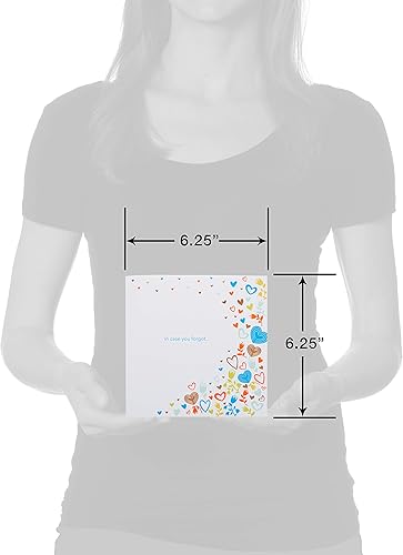 Miniatura 8 de American Greetings Tarjeta de cumpleaños romántica desplegable (Love You)