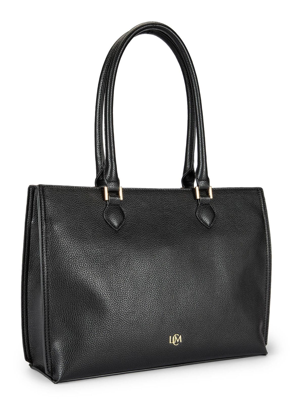 L.Credi borsa a tracolla Sarita Shoulder Bag Black nero