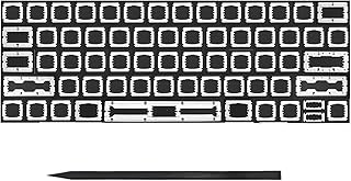 Replacement US Keyboard Keycap Keys Key Scissor Clips Hinge for MacBook Pro Retina 13-inch 15-inch A1706 A1707 MLH12LL/A* MPXV2LL/A* MLH32LL/A* MLH42LL/A* MPTR2LL/A* MPTT2LL/A* 2016 2017 Year