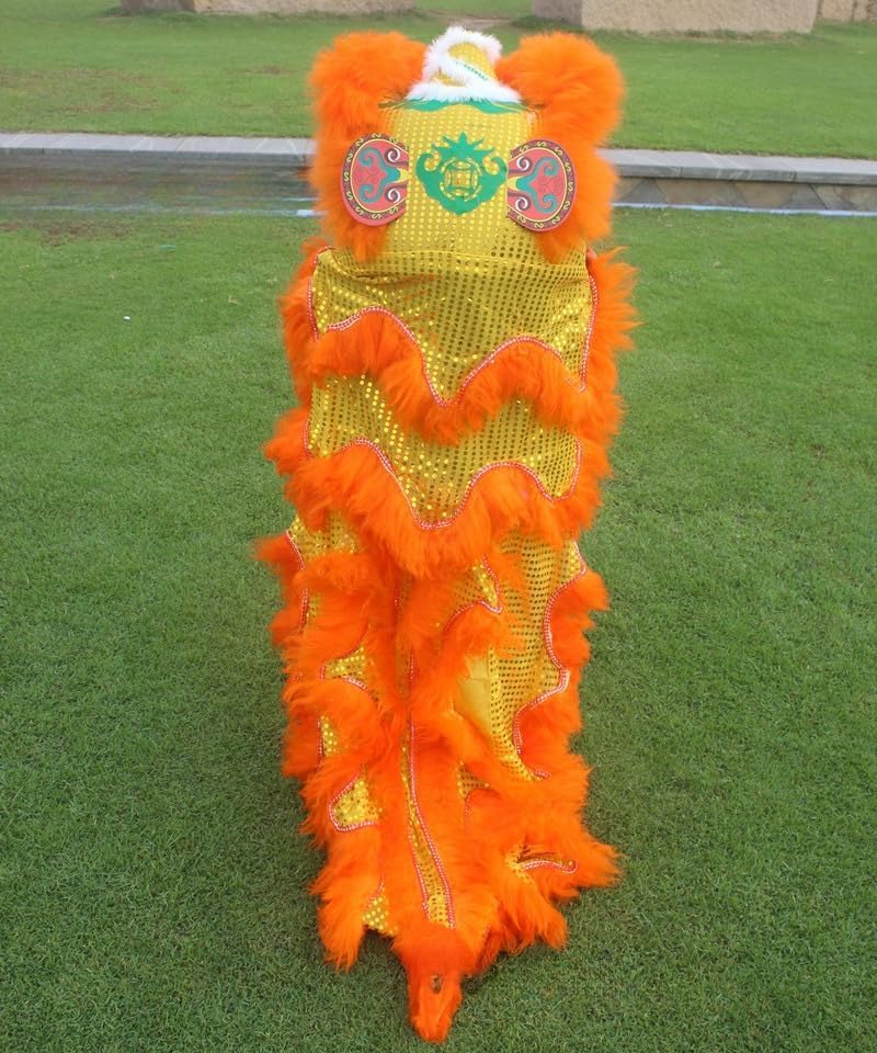 Disfraz León Danza Chino Tradicional 14in Niños miniatura 5