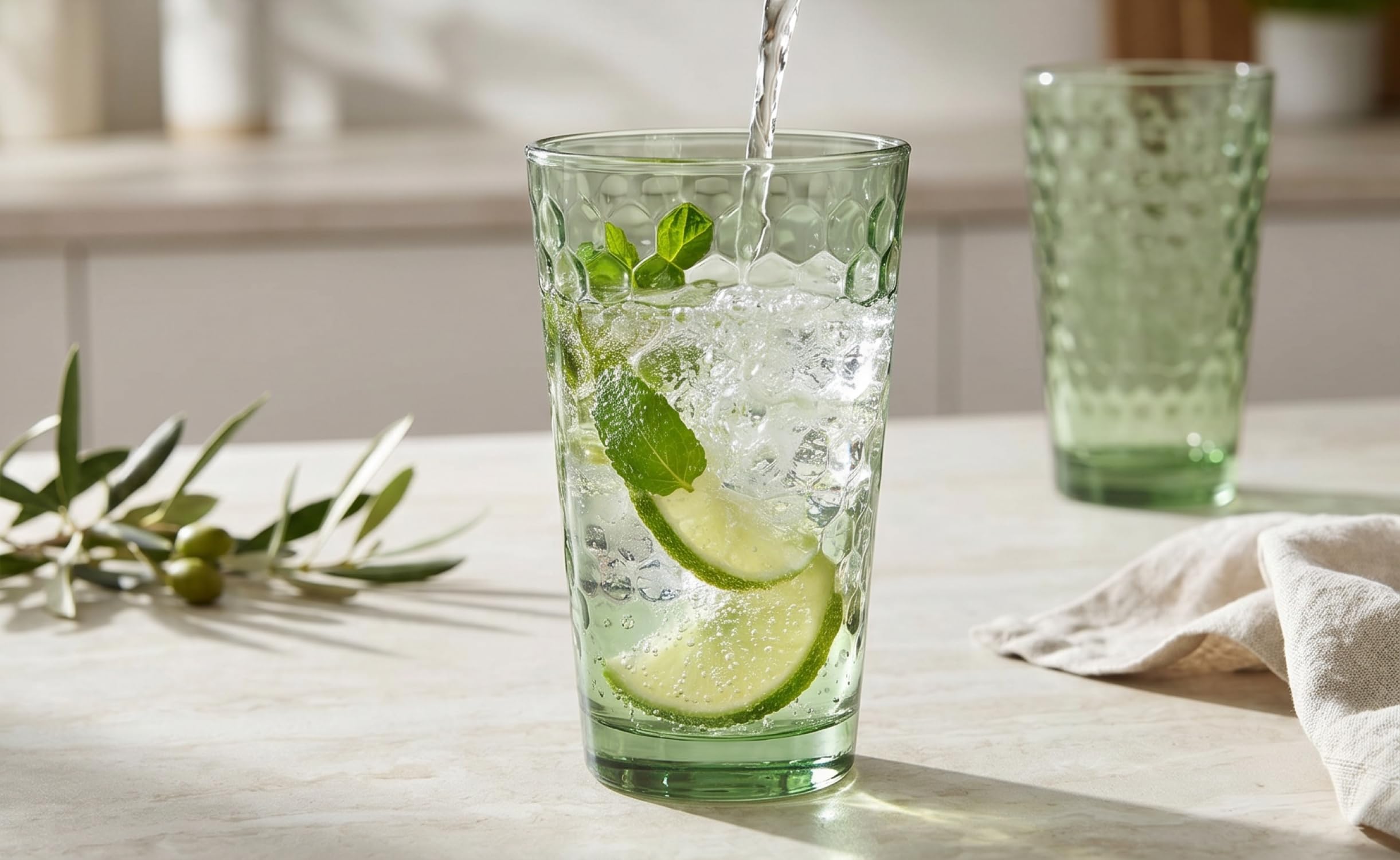 Ritzenhoff & Breker Zestaw szklanek do longdrinków Favo | 6-częściowy | 350 ml