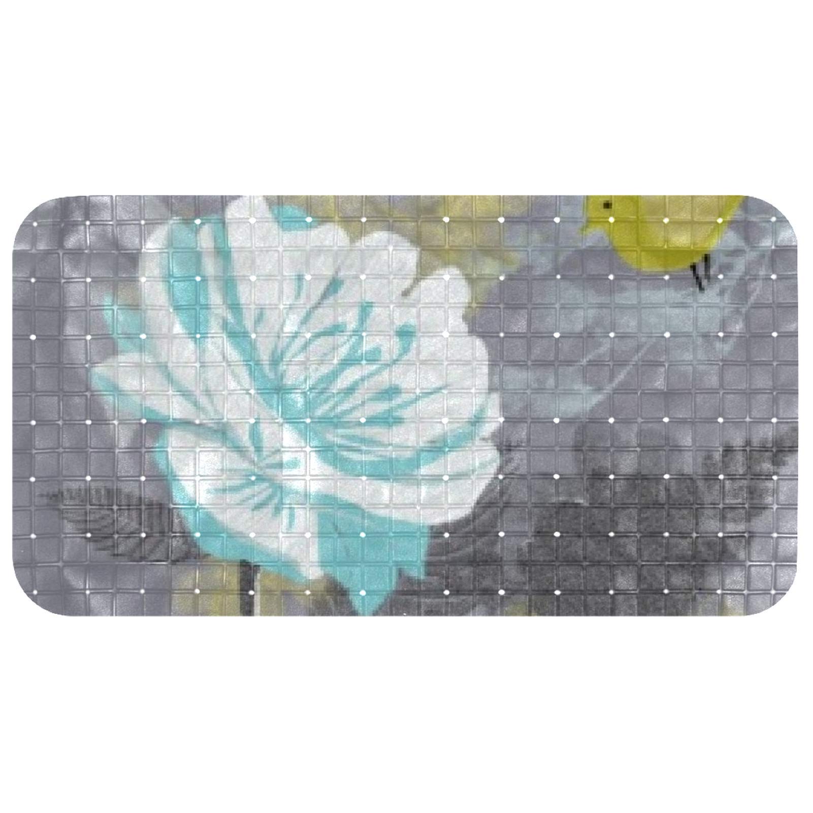 Tapis de bain avec ventouses Bennigiry anti-glisse et drainage optimal