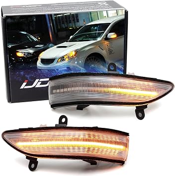 iJDMTOY LED Side Mirror Turn Signal Lamps For Subaru Impreza/Outback/Legacy