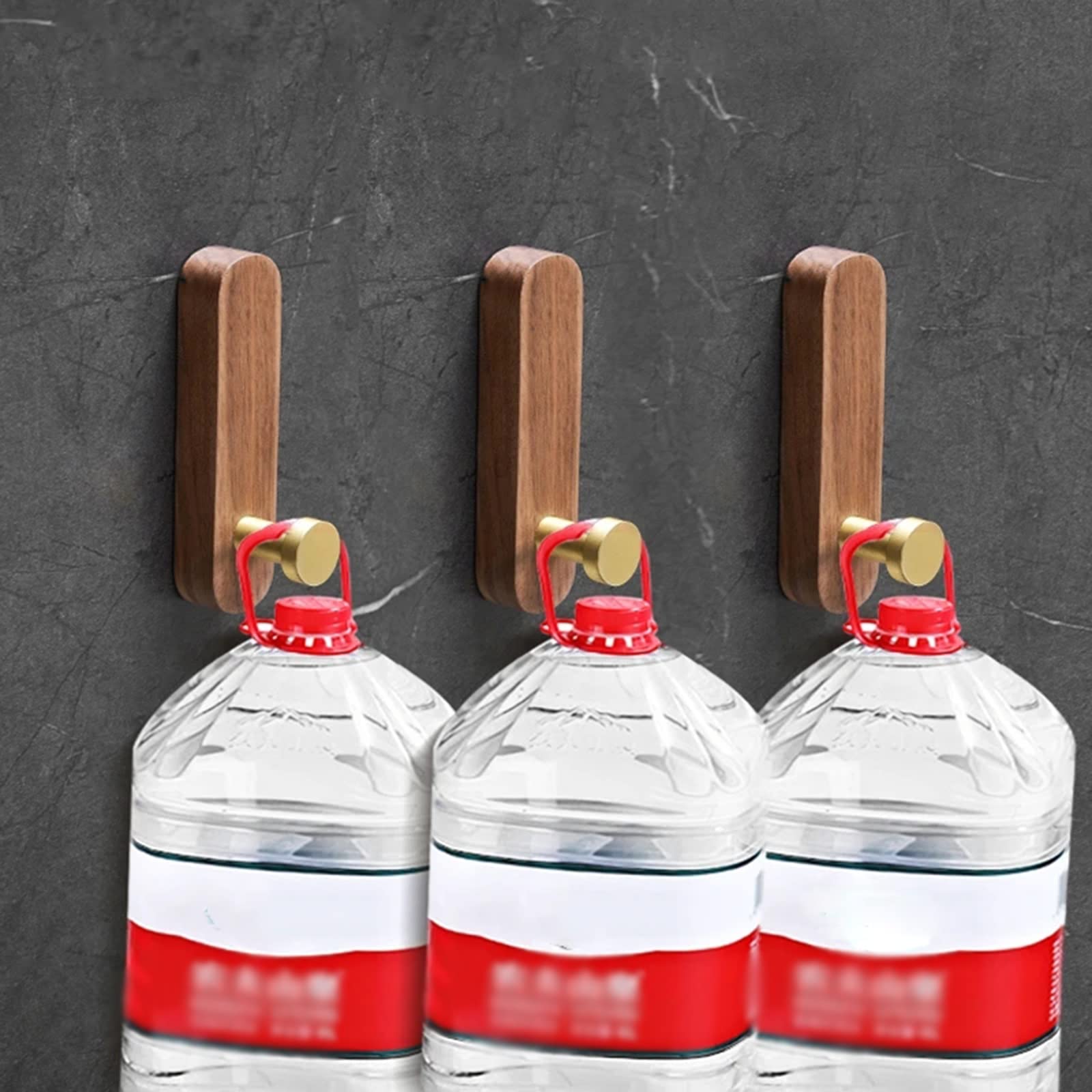 Garderobenhaken Wandhaken, Naturholz, Kleiderbügel, Wandmontage, Kleiderhaken, Handtuchhaken, Hut, Schal, Aufbewahrung, Kleiderbügel, Badezimmerregal, Organizer Kleiderhaken