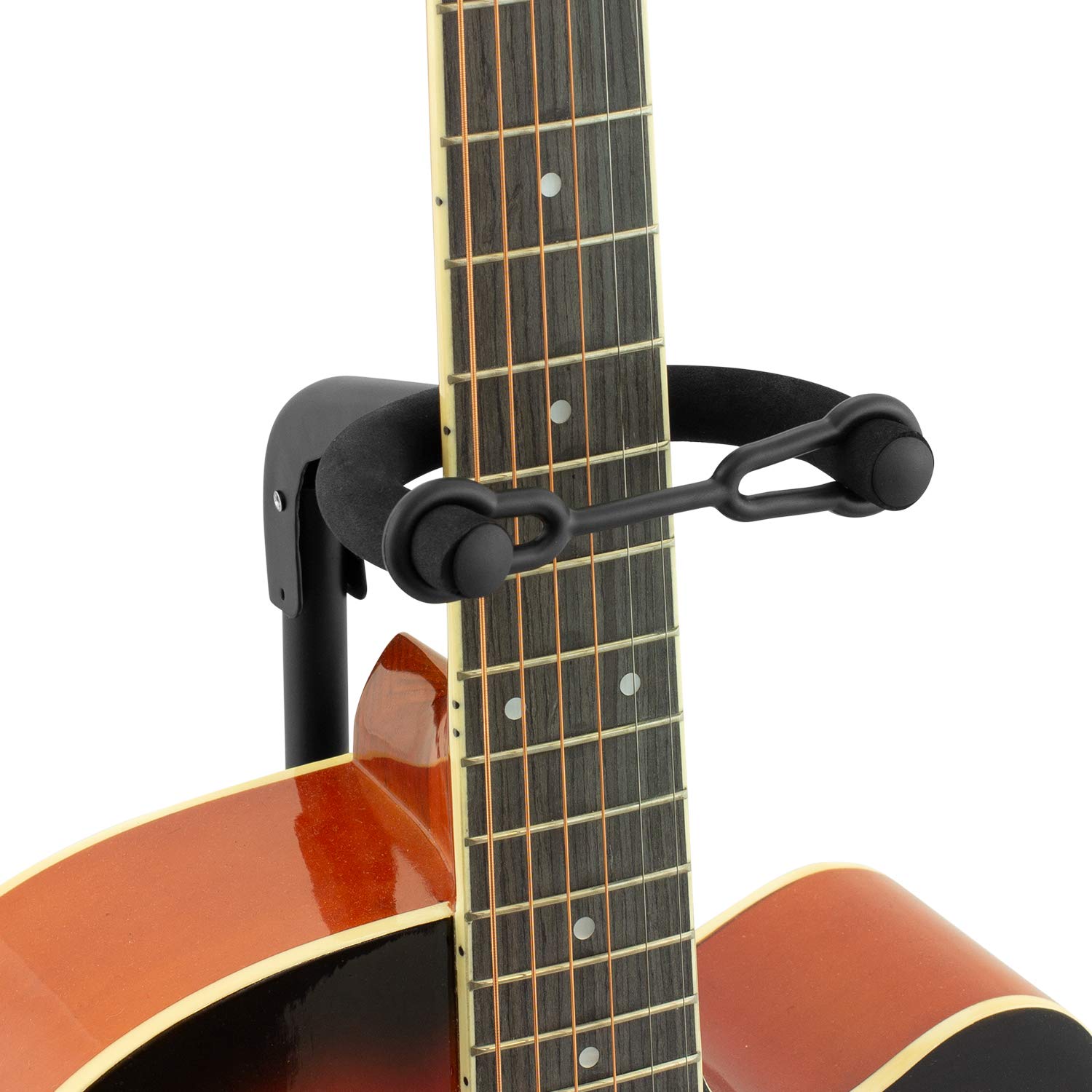 TIGER Supports universels pour guitare Avec des cordes classiques Noir