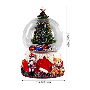 Amazon.co.jp: スノードーム クリスマス オルゴール 自動降雪