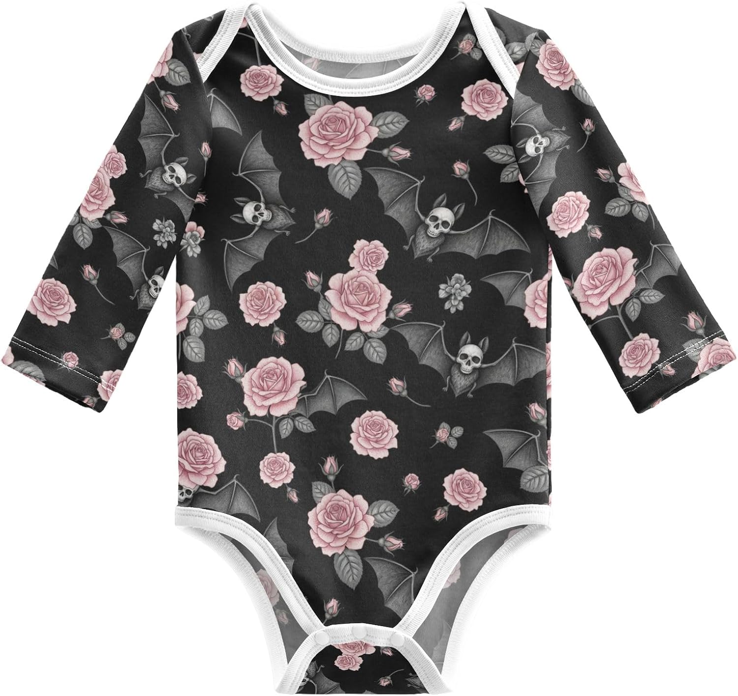 Baby Girls Boys Bodysuit Cotton Long Sleeve Rompers One Piece Baby Clothes Outfits for Newborn Infant 0-24 Month