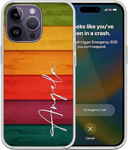 Miniatura 1 de CASEZILY Funda LGBT personalizada con diseño de rayas de arcoíris, transparente, compatible con iPhone 15, 14, 13, 12, 11, X, Xs, Xr, 8, 7, 6s, Mini