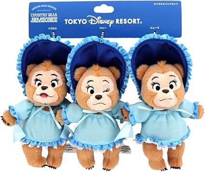 Amazon カントリーベア シアター ザ サンボネッツ 水色衣装 クマ ぬいぐるみ バッジ 3個 セット ディズニー ぬいば チェーンバッジ ストラップ ランド 限定 バッジ おもちゃ Amazon カントリーベア シアター ザ サンボネッツ 水色衣装 クマ ぬいぐるみ バッジ 3個 セット ディズニー ぬいば チェーンバッジ ストラップ ランド 限定 バッジ おもちゃ
