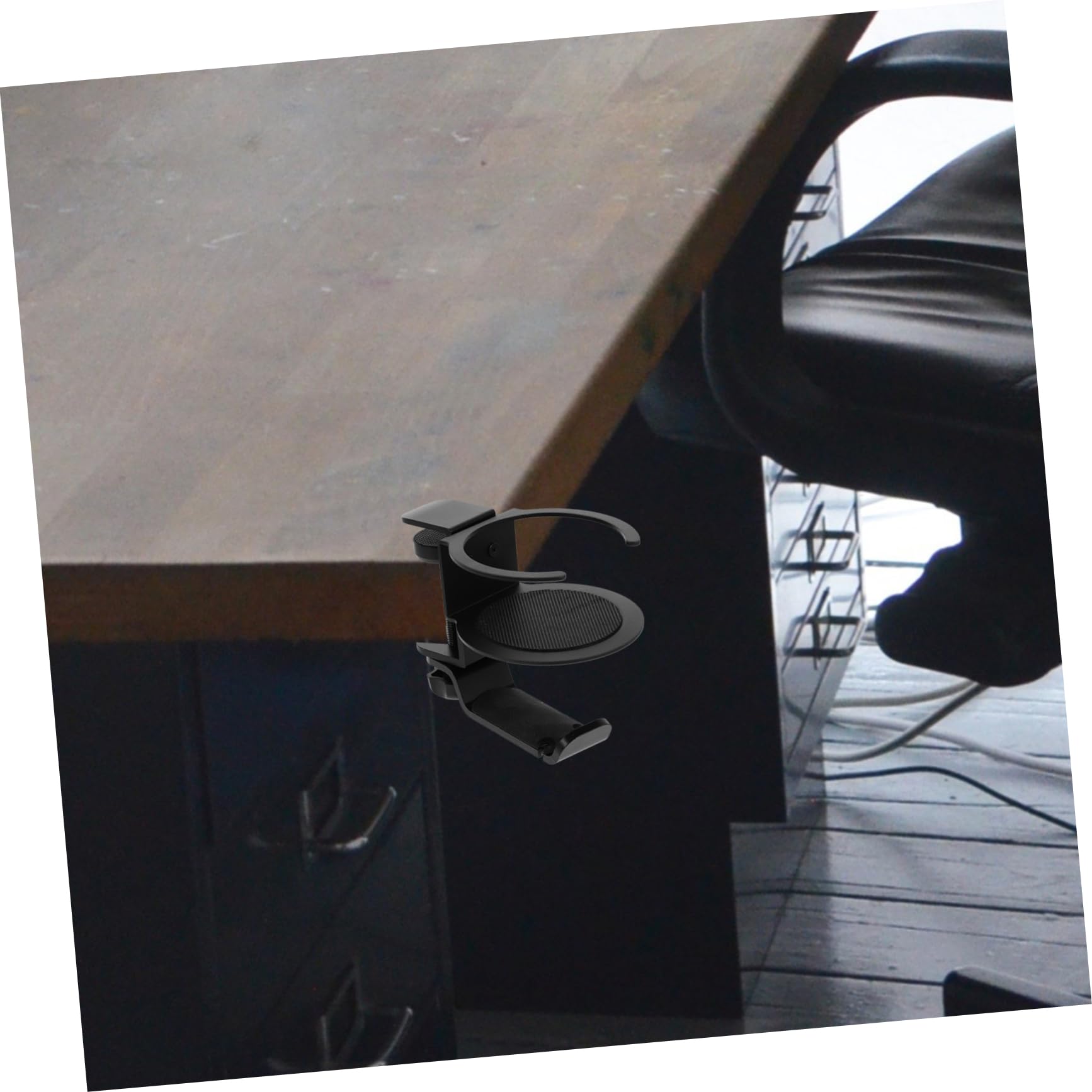 POPETPOP Colgador de Auriculares para Escritorio Soporte de Abrazadera para PC Soporte para Vasos para Trabajo