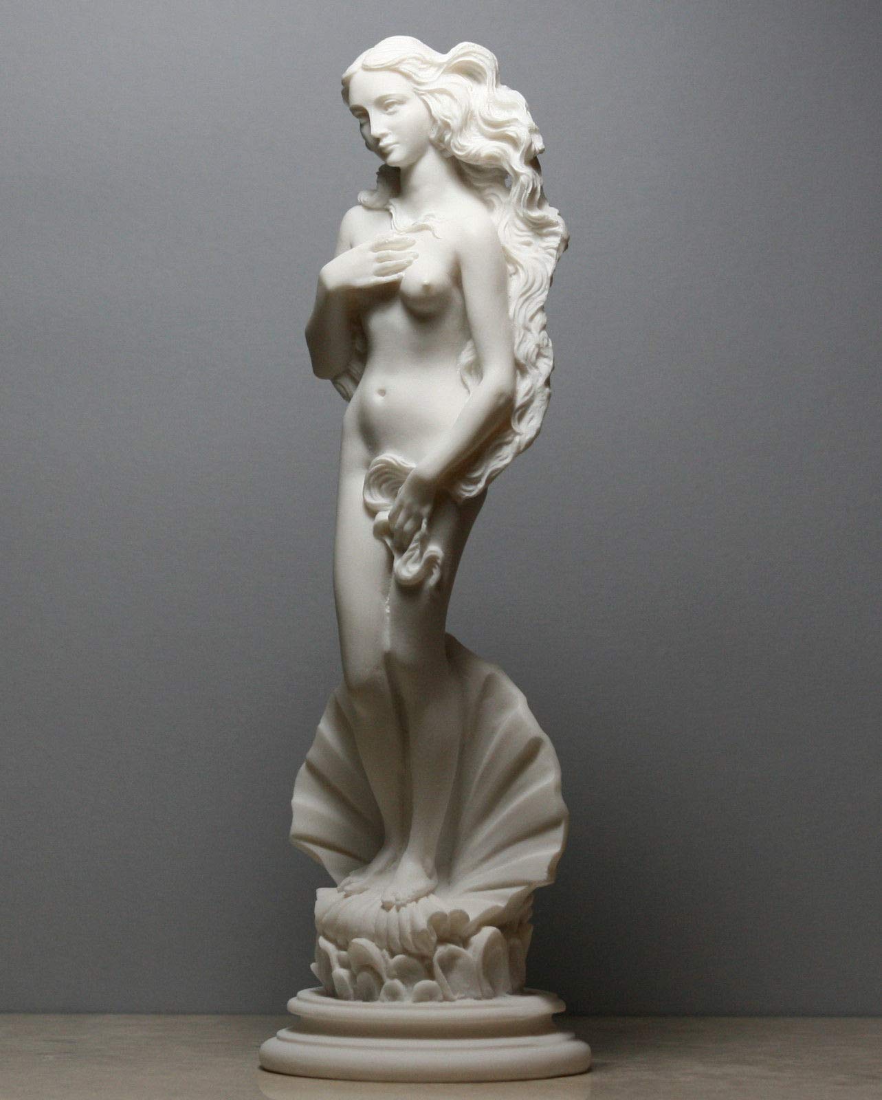 Göttin Venus Rising Aphrodite erotische Kunststatue, Skulptur nackt weiblich 25 cm