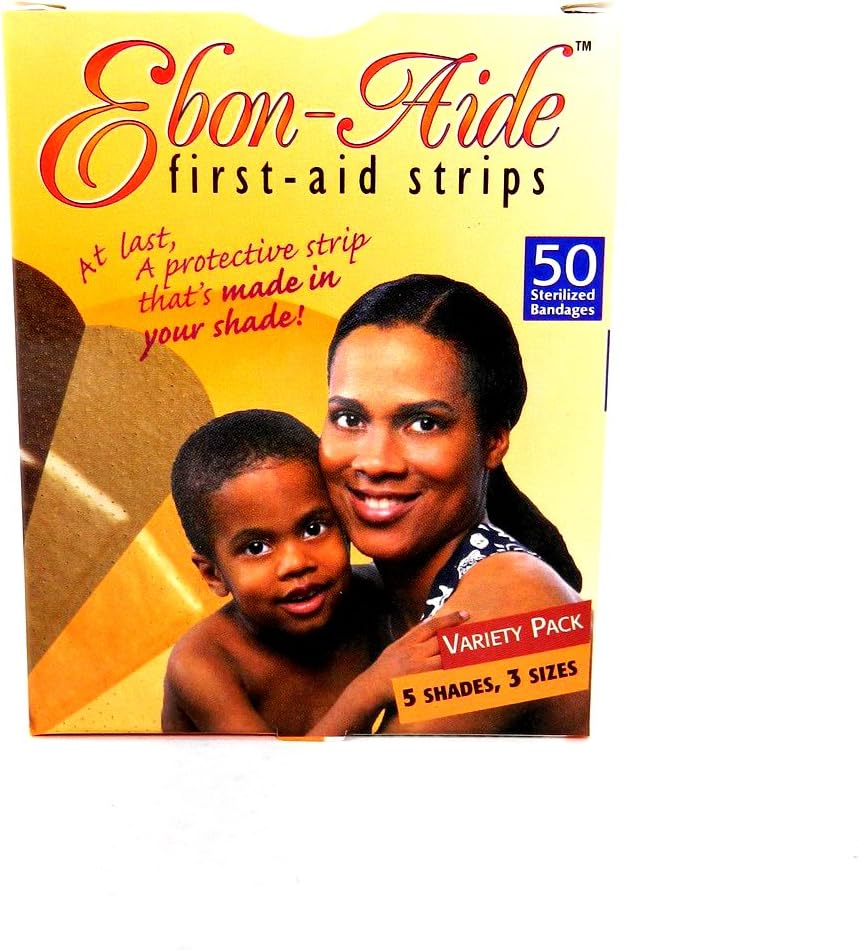 Ebon-Aide First-Aid Strips for People of Color (Variety Pack)