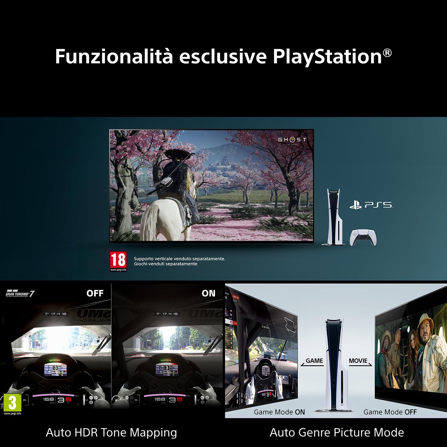 Sony BRAVIA 2Ⅱ 50", 4K Smart TV (Google TV), Processore X1,4K Upscaling, Televisione con Dolby Atmos e DTS:X, compatibile con PS5, 50S20M2, Modello 2026